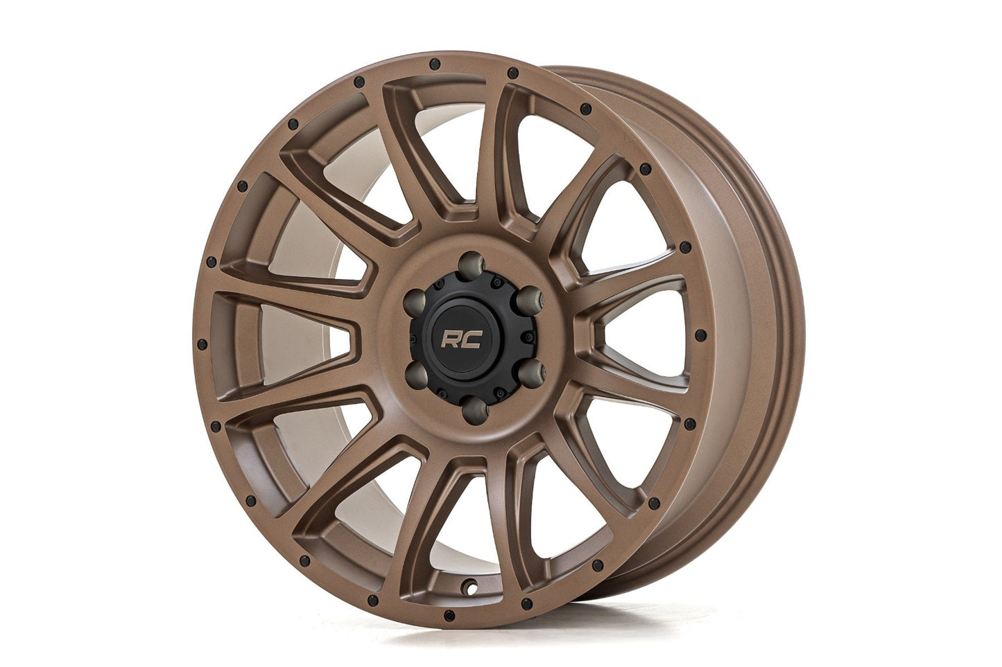 Rough Country 90 Series Wheel | One-Piece | Bronze | 18x9 | 5x5 | -12mm