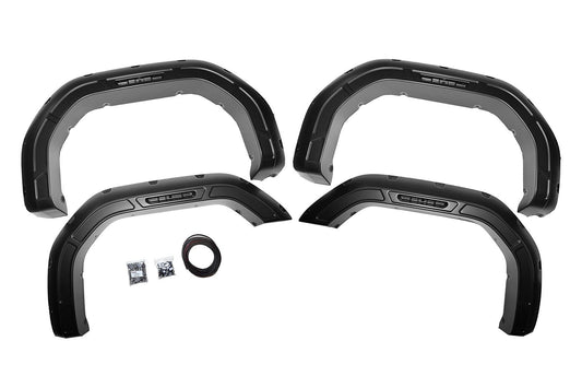 Fender Flares | Defender | GBA Black | GMC Sierra 2500 HD/Sierra 3500 HD (20-25)